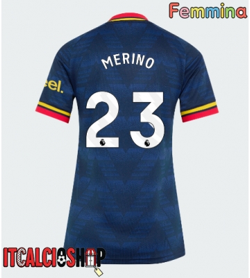 Arsenal Mikel Merino #23 Seconda Maglia Femmina 2026-27 Manica Corta